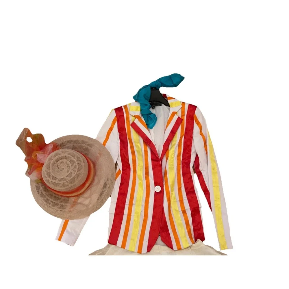 Disney World Main Street Performer Handmade Costume Size Small - Picture 2 of 6